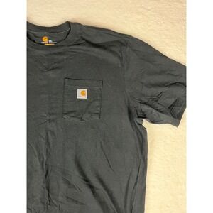 Carhartt Mens Black Short Sleeve Workwear Pocket T Shirt 2XL Original Fit